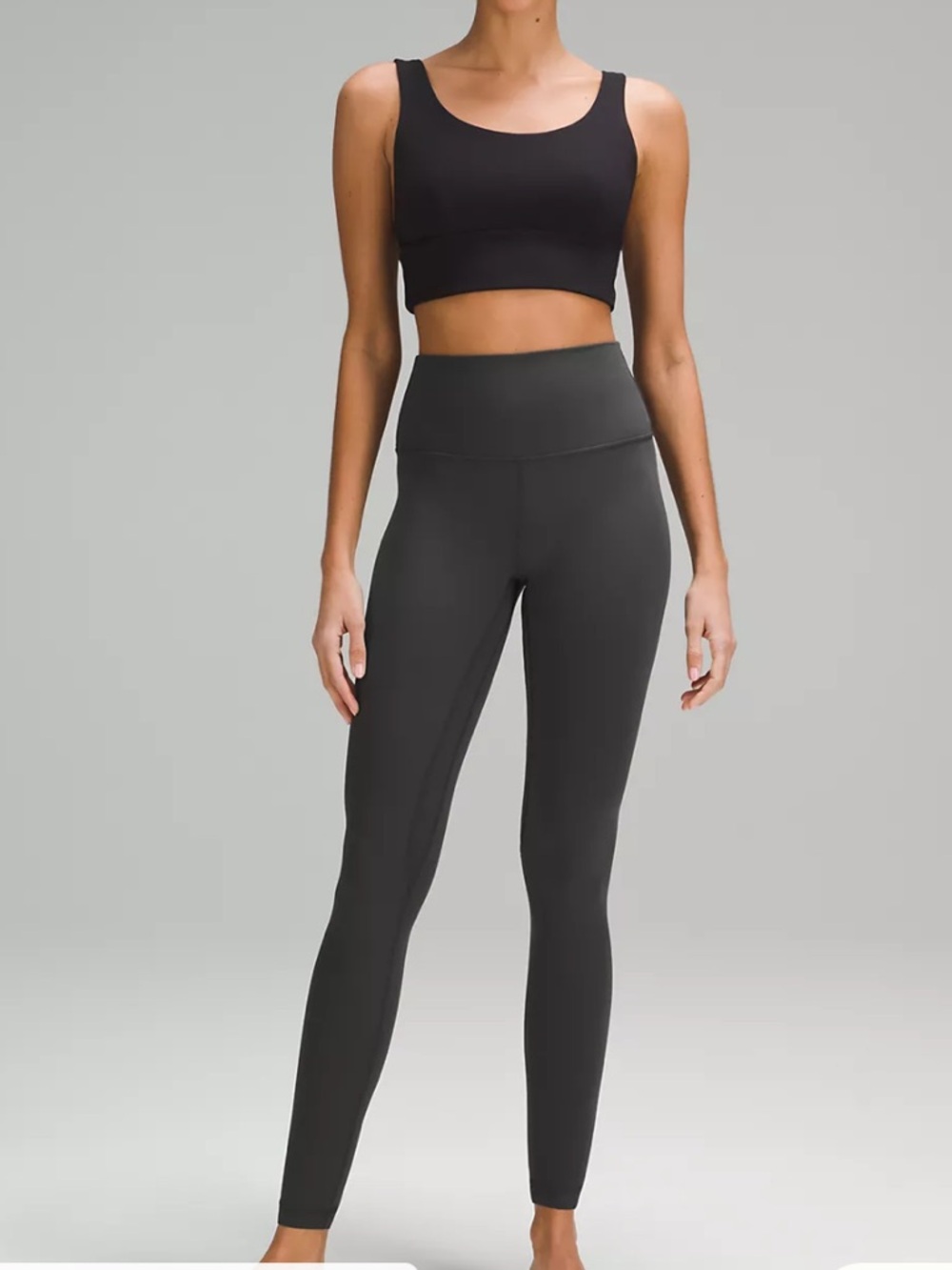 Lululemon High-Waist Gray Leggings